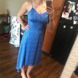 Midi Blue Summer Dress